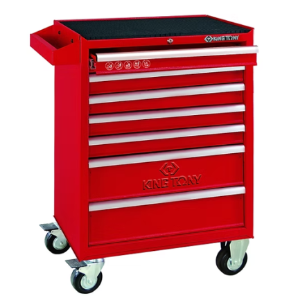 COCHE PORTA HERRAMIENTAS 7 CAJONES ROJO KING TONY