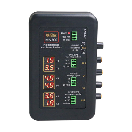 Simulador de Sensores Automotrices MN300 | Generador de Señales TPS, APS y O2 (12V/24V)
